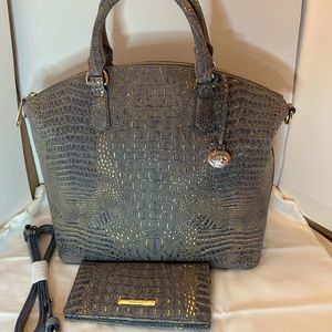 Brahmin Regal Large Duxbury w/Ady wallet set